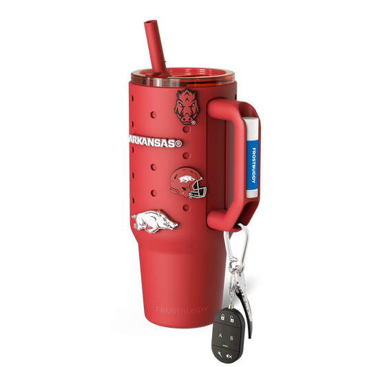 Thicc Buddy 40oz | Arkansas Razorbacks | Skin + Budz Bundle image 1
